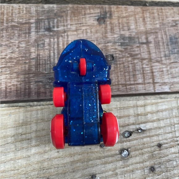 McDonald's Back To The Future Einstein's Traveling Train 1991 Blue Dog Car Toy - Picture 7 of 7